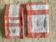 Nappe et ses 8 serviettes écossaise monogrammées  GB - 150x140 - coton