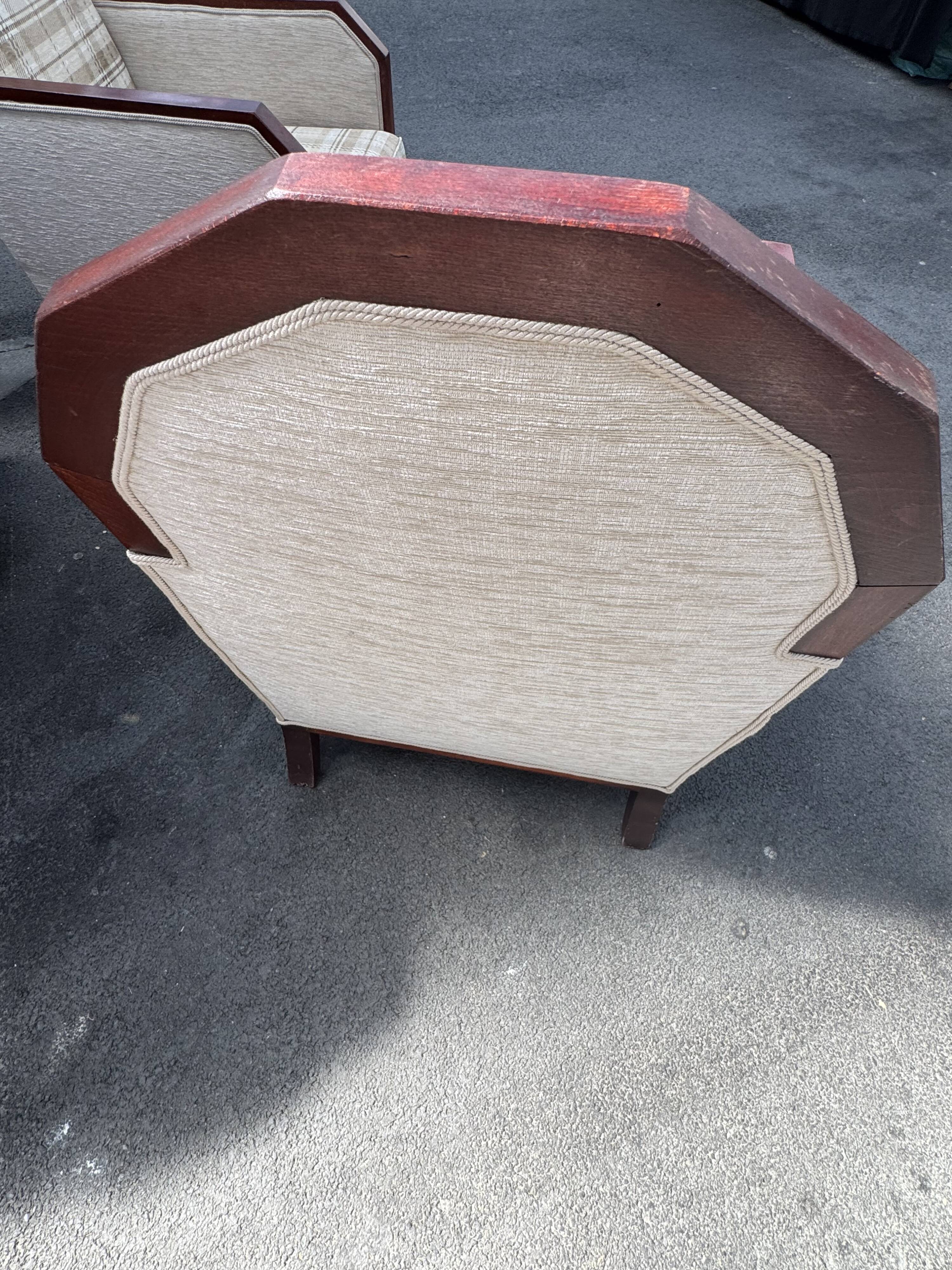 Art Deco armchairs