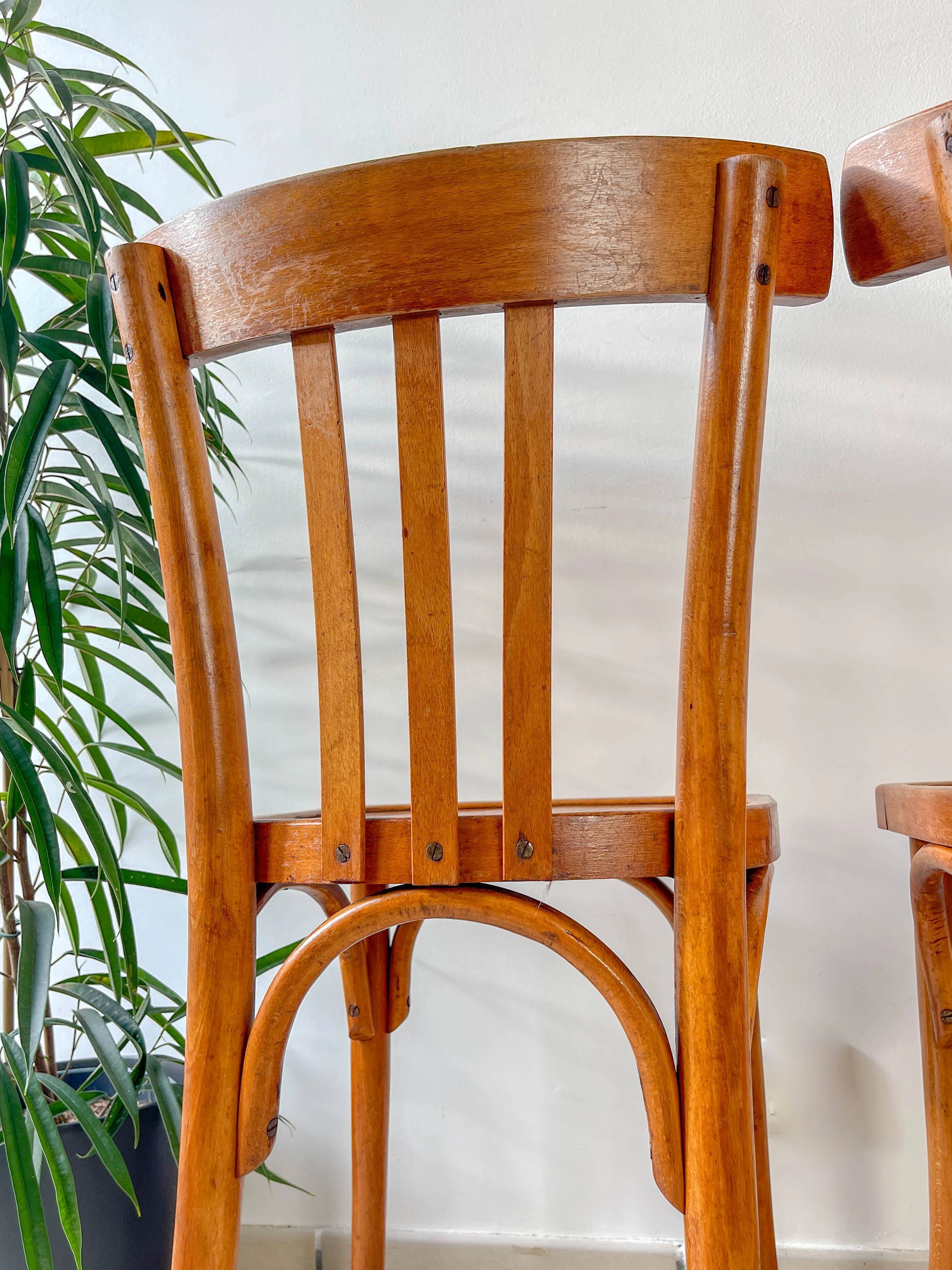 Vintage Baumann bistro chairs – 1960