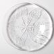Set of 3 Vintage Kosta Boda Glass Dessert Plates / Scandinavian Leaf Design