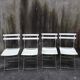 Vintage garden folding chairs