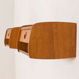 Pair of teak scandinavian nightstands