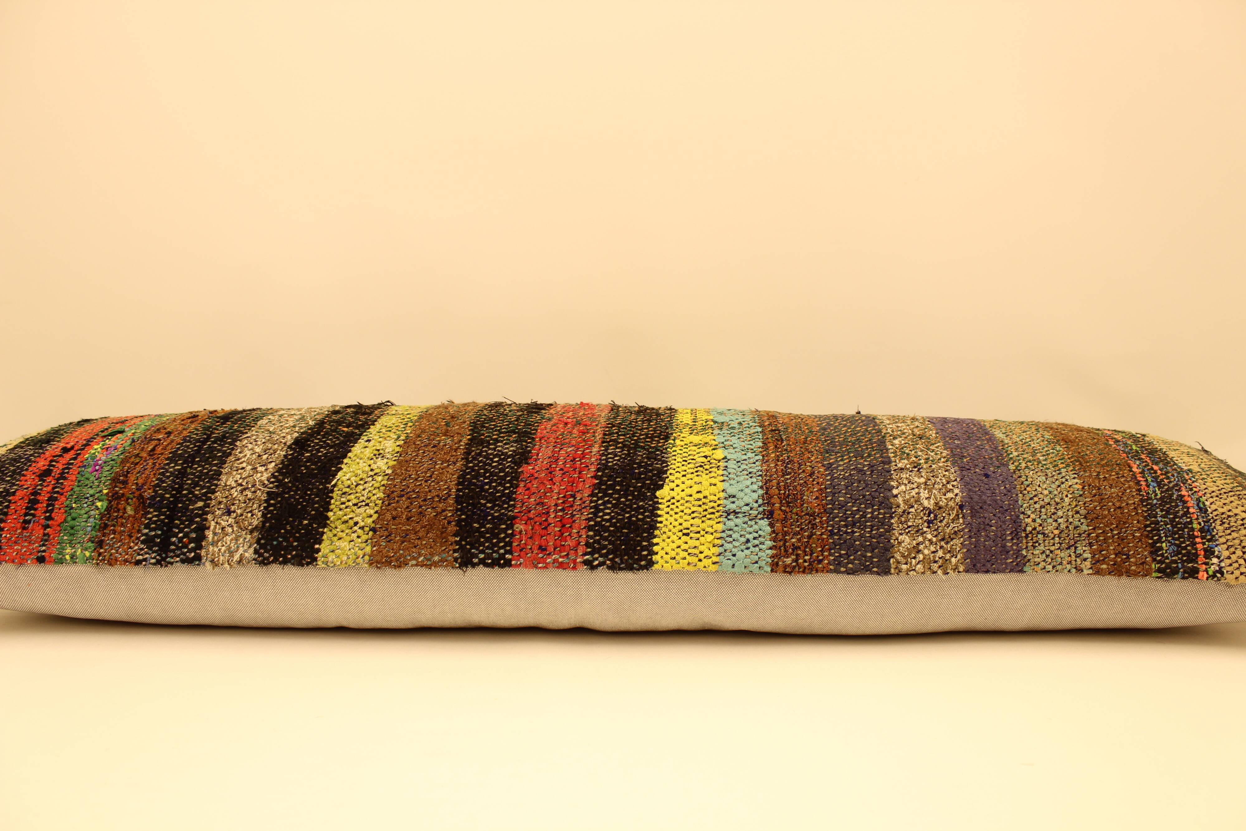 Turkish kilim cushion, 30x120 cm, oy-1357