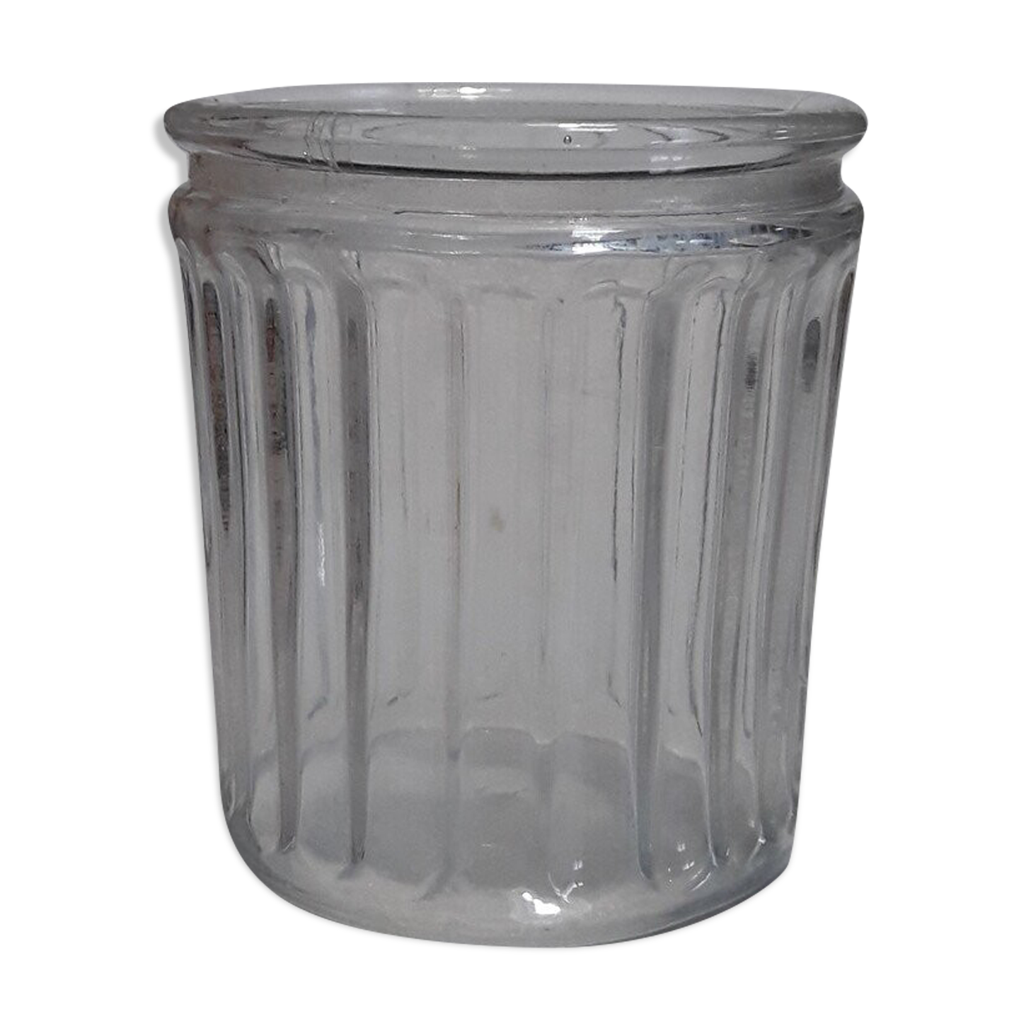 Glass jam jar h9cm