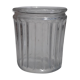 Glass jam jar h9cm