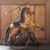 Old miniature horse tricycle