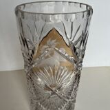 Bohemian crystal vase