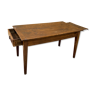 Table de ferme ancienne de cuisine en bois naturelle