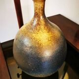 Vintage stoneware ball vase by Daniel Cassiet from 1972
