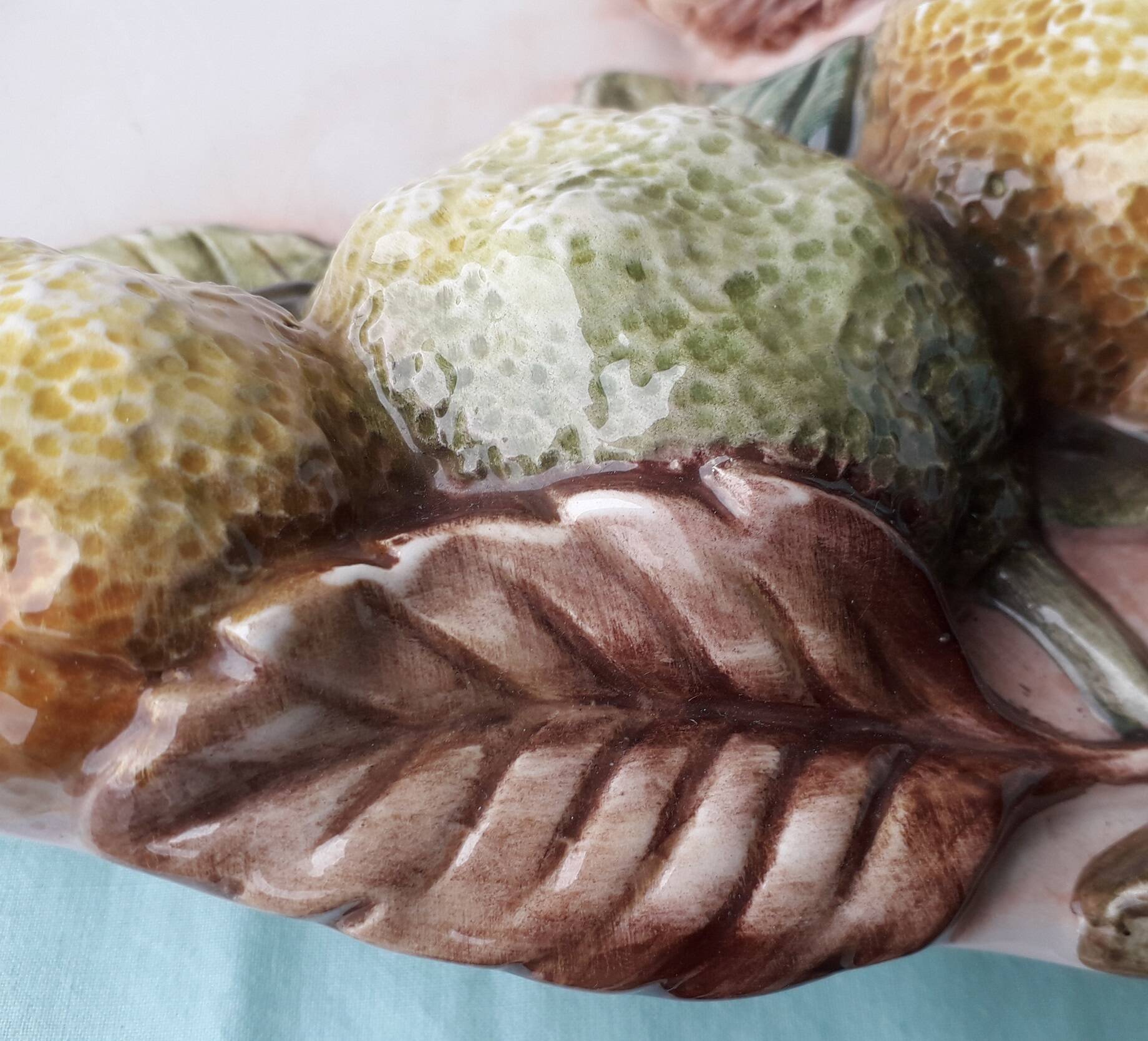 Chaumette Italy lemon barbotine dish