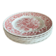 6 ancient plates english ceramic