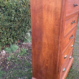 Old oak workshop furniture with drawers