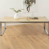 Table basse en onyx des années 1970