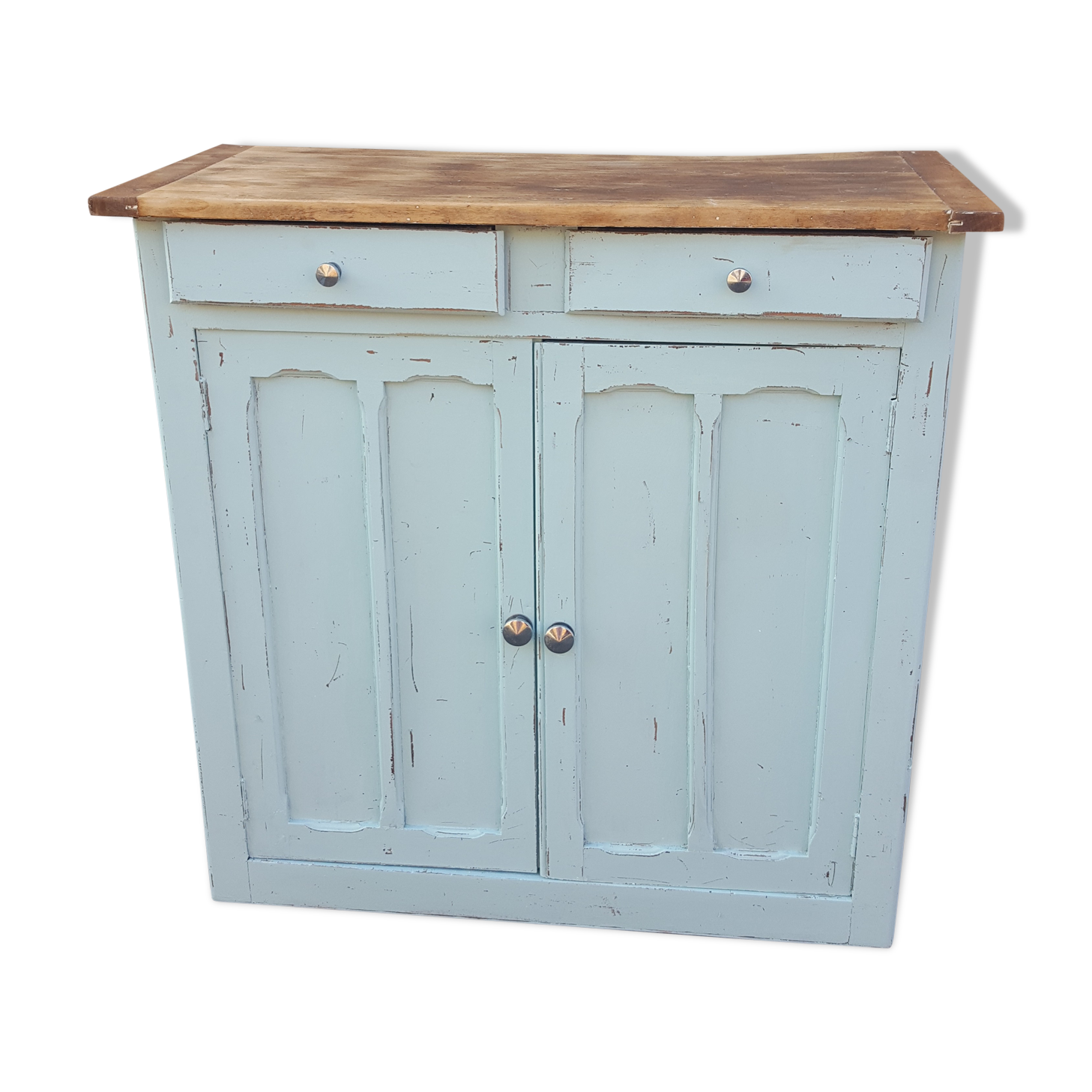 Pastel blue Parisian buffet