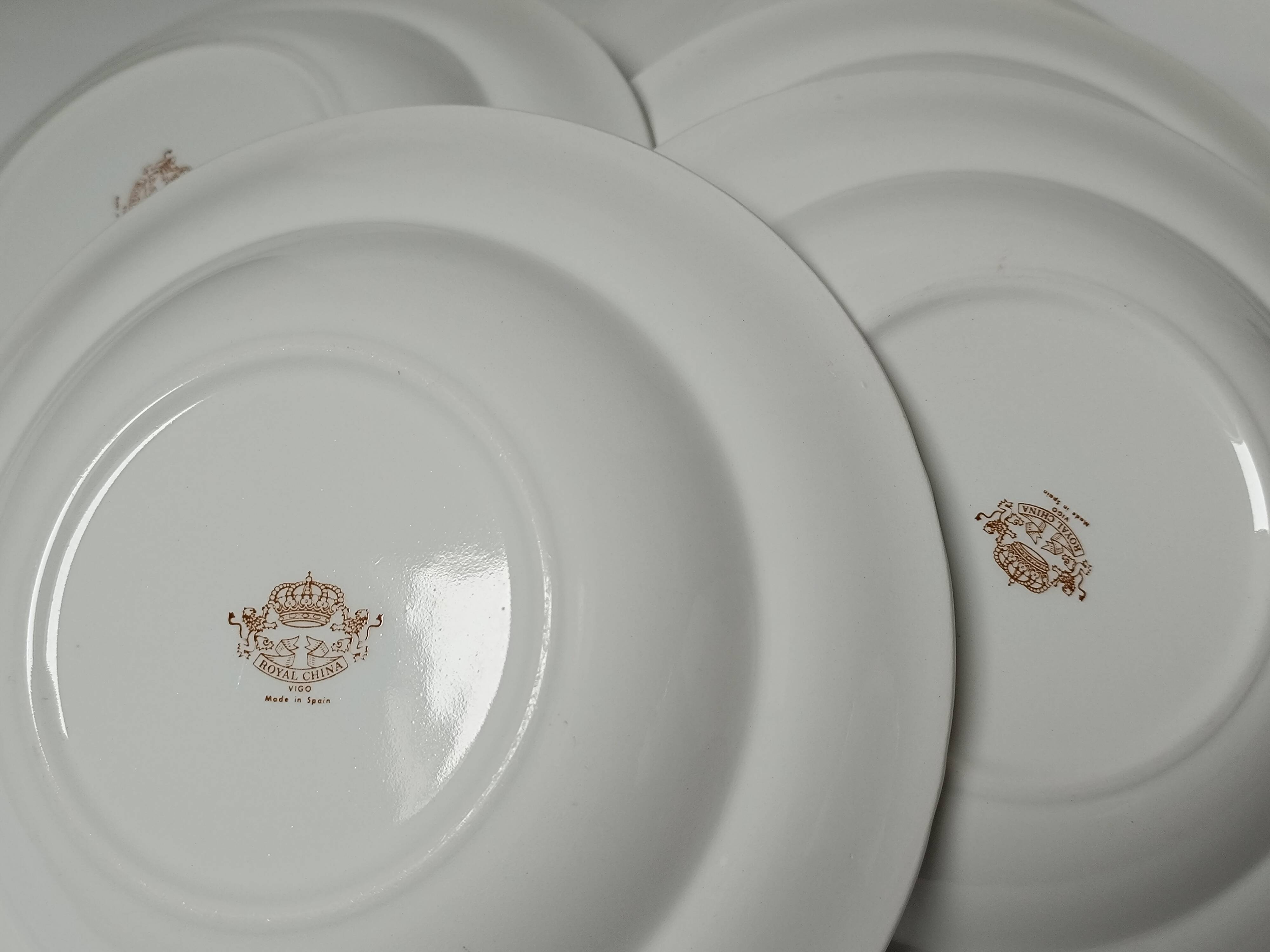 Royal China Vigo porcelain soup plates