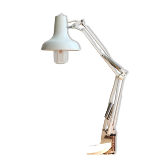 Vintage 70s Anglepoise style desk clamp lamp
