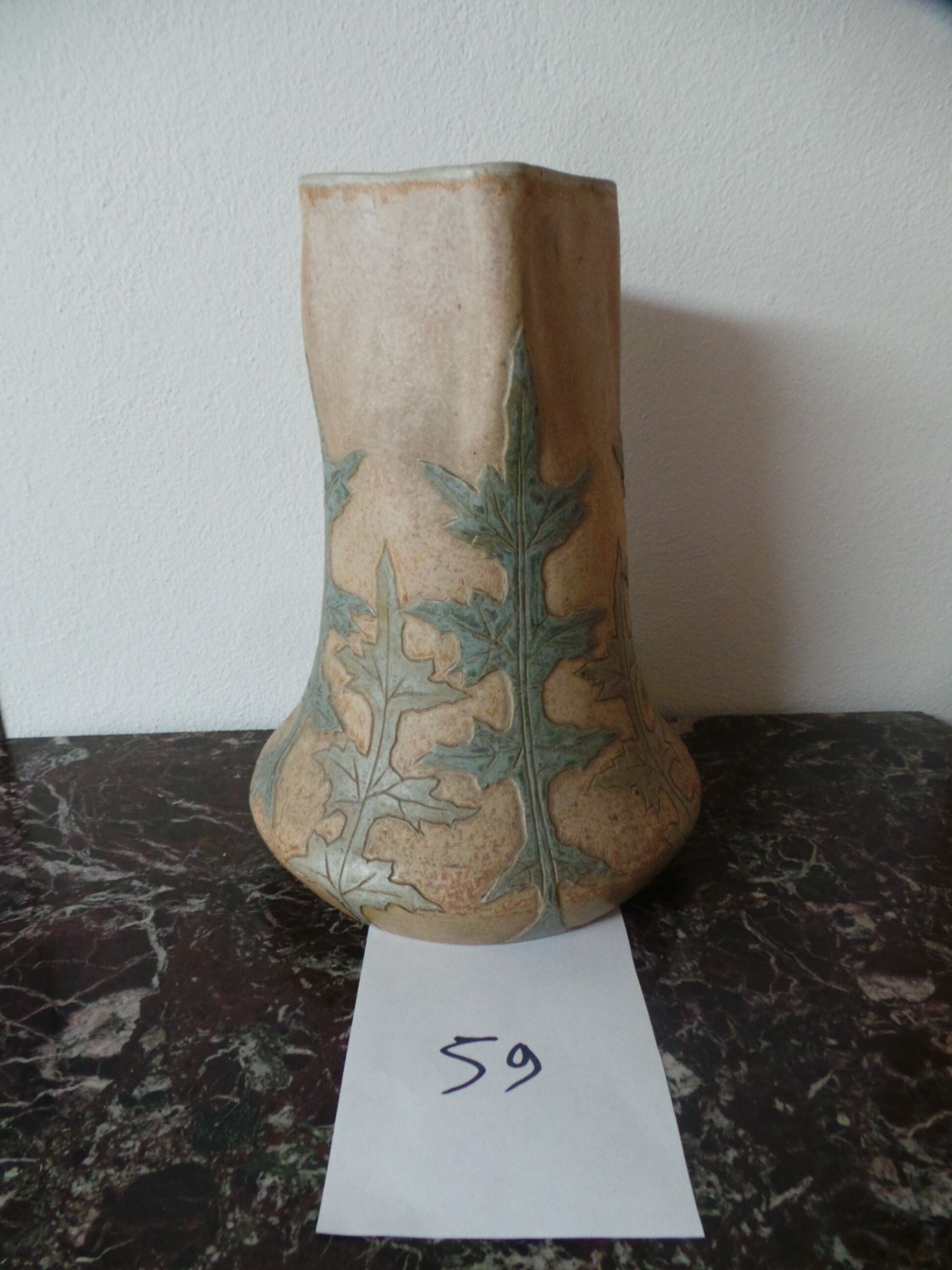 Sevres Paul Milet vase by E Granger art deco
