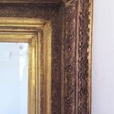 Miroir ancien bois doré style Napoléon lll