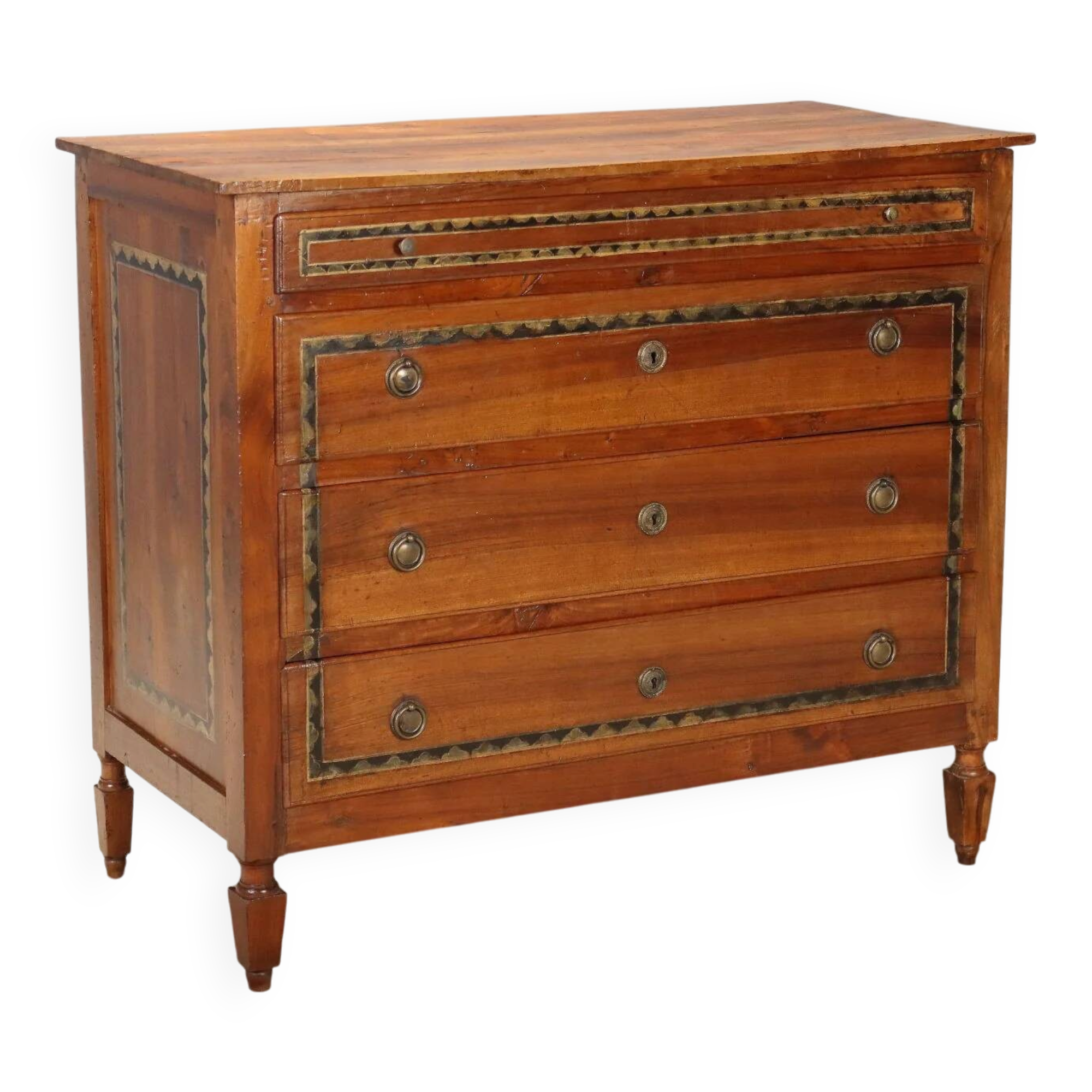 Directoire commode in walnut - Italy 19th century