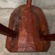 Brutalist stool solid oak Mobichalet type