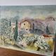 Oil painting on cardboard - Landscape