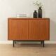 Classic chest of drawers from the 1960s with practical, closed storage space
