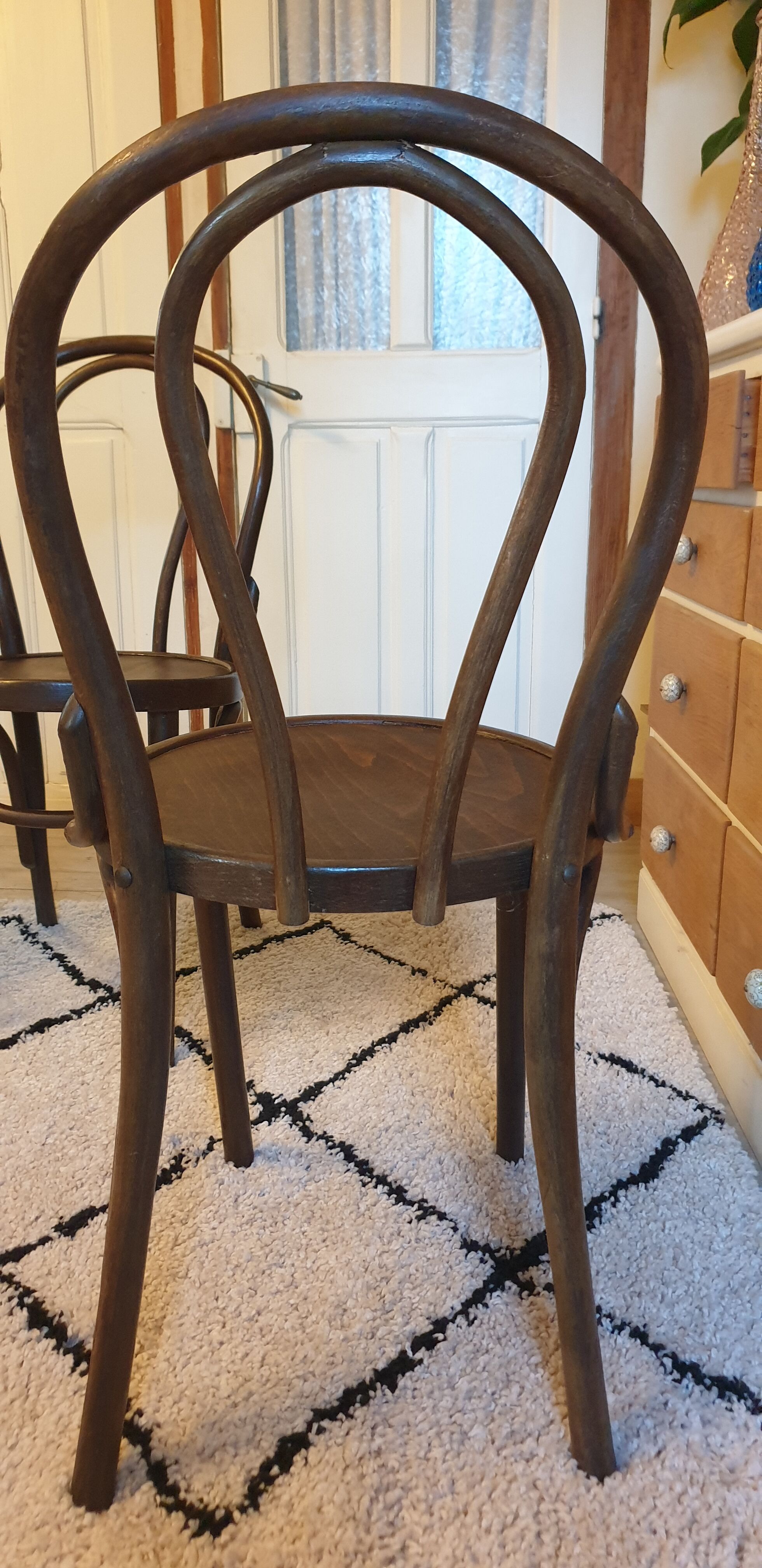 Four bistro chairs