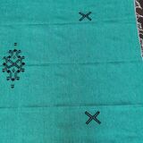 Tapis berbère en coton verts 140 x 225 cm