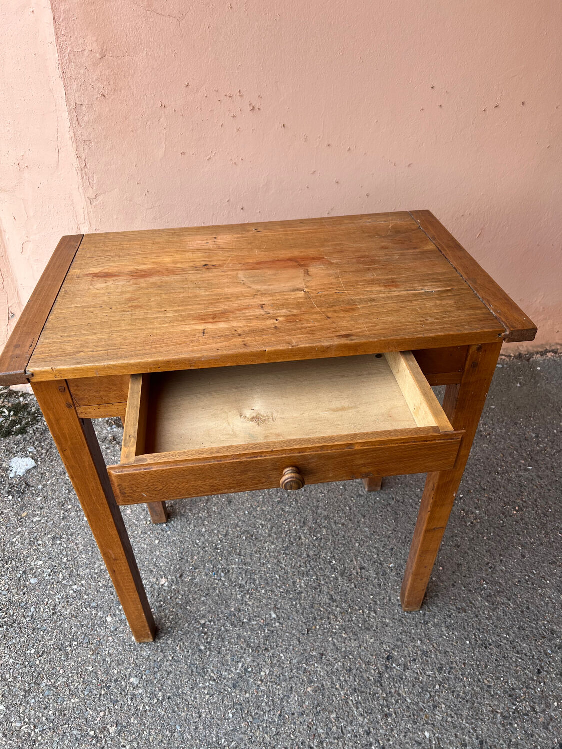 Small wooden table