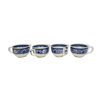 4 blue cups Villeroy & Boch