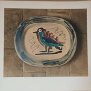Pablo Picasso numérotée 84/100, lithographie céramique 1967