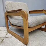 pair of armchairs Scandinavian style sled years 60/70