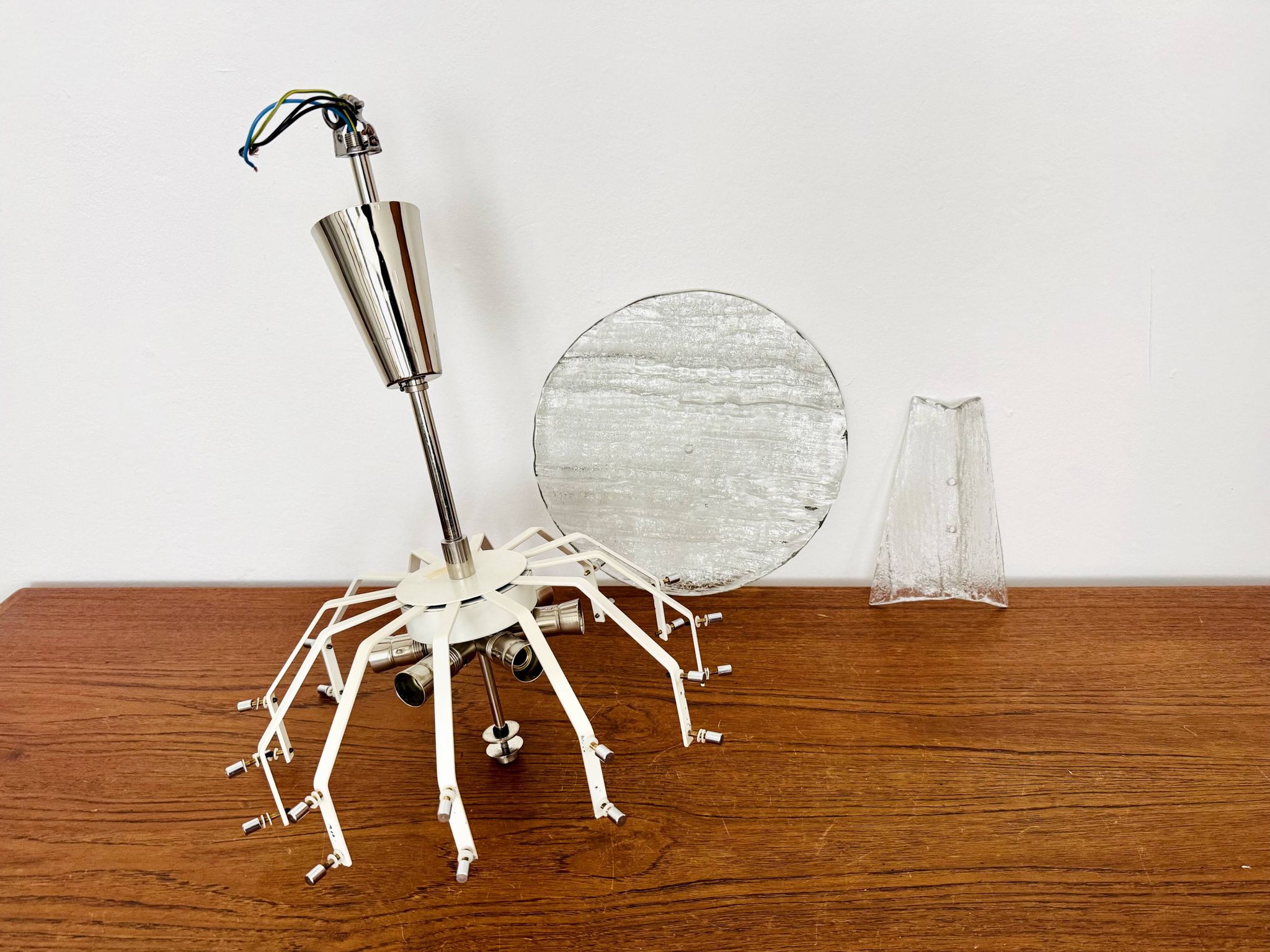 Chandelier en verre de glace autrichien