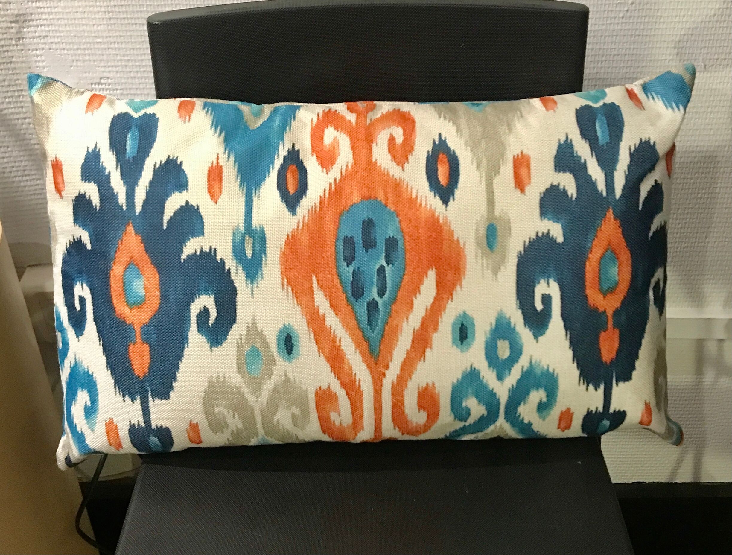 Long cushion bohemian ethnic motifs