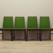 Ensemble de quatre chaises en palissandre, design danois, années 1970, fabricant : Dyrlund