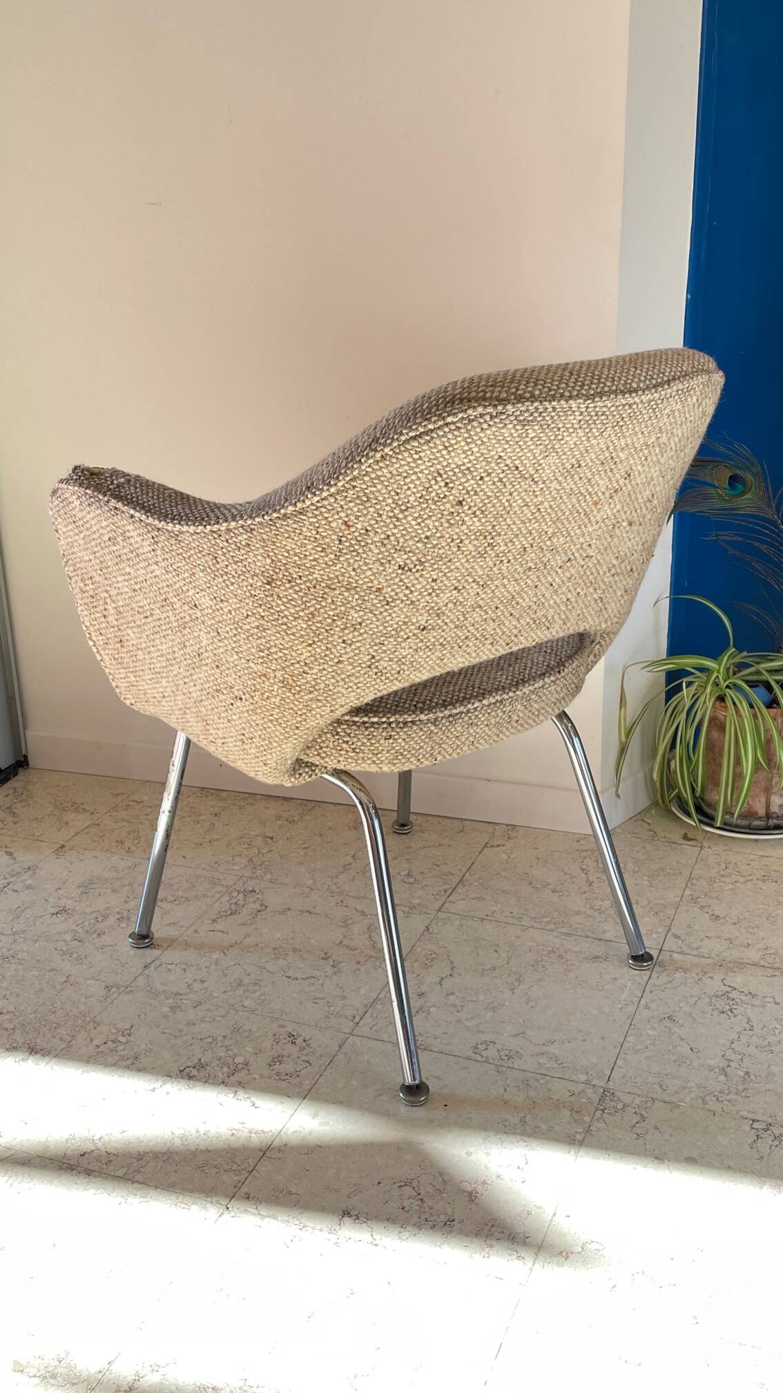 Fauteuil Conférence Eero Saarinen par Knoll années 70