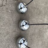 3-ball chrome hanging lamp