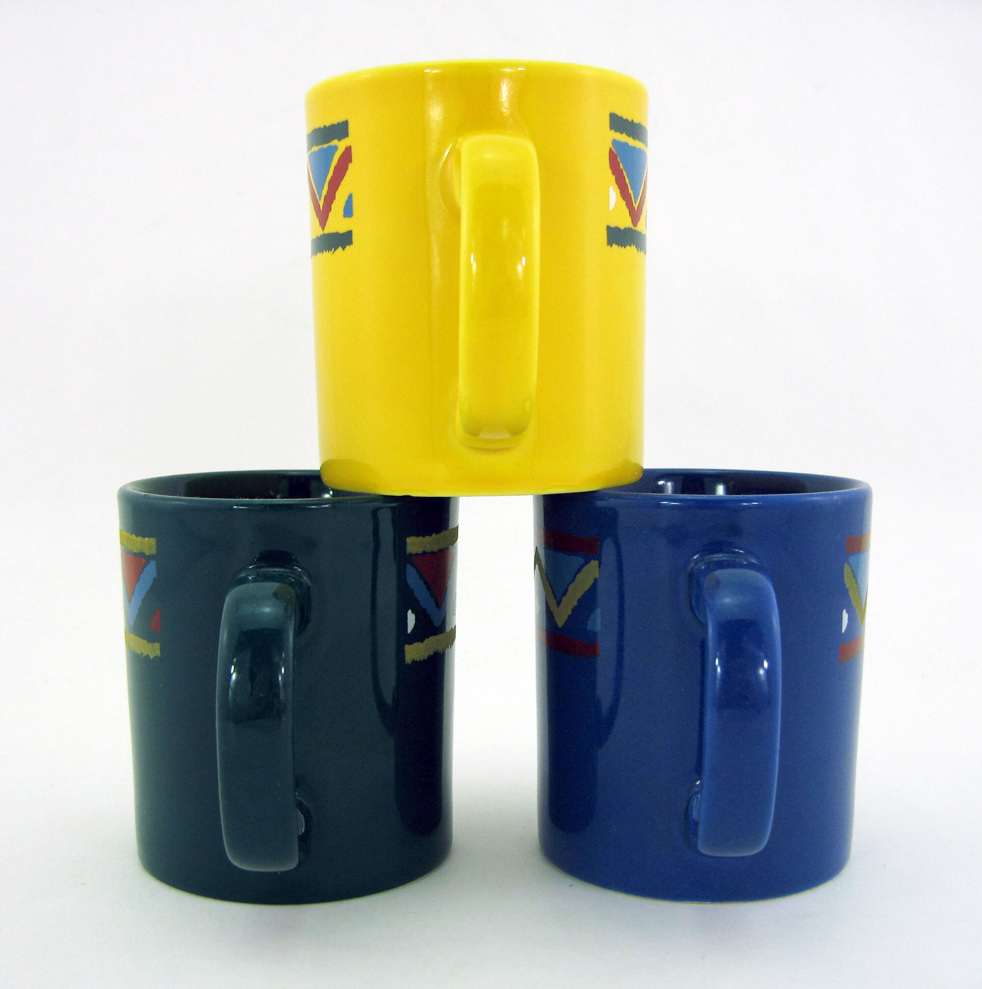 Set of 3 ceramic mugs Staffordshire Tableware