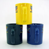 Set of 3 ceramic mugs Staffordshire Tableware