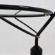 Verre italien &Marbre Pivotant Table Basse, années 1980