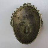 Baoulé passport mask in bronze