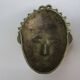 Masque passeport Baoulé en bronze