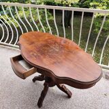 Louis Philippe violin pedestal table