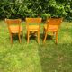 Chaises vintage bistrot