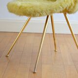 Armchair moumoute Design 1950