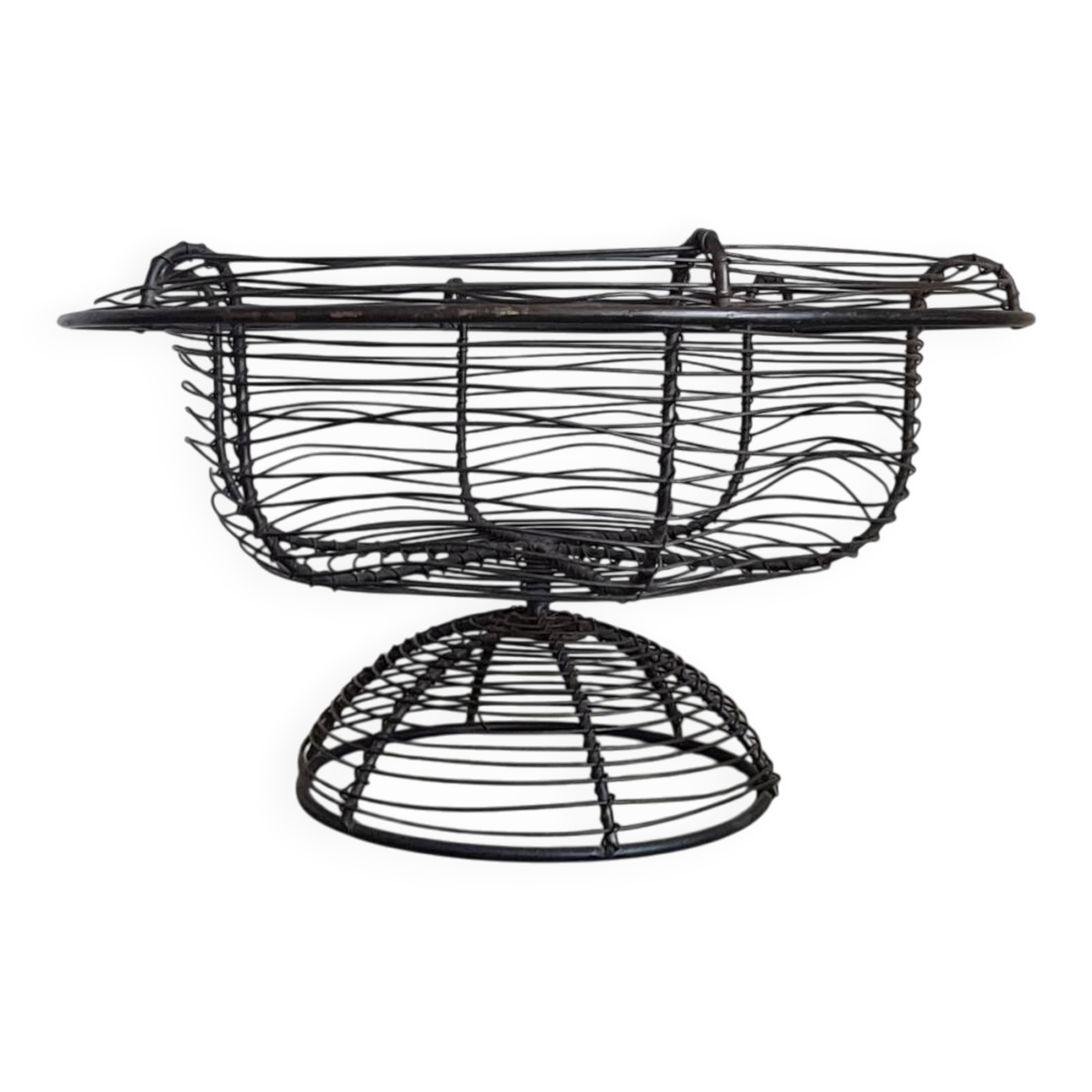 Vintage French wire fruit basket – centerpiece