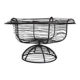 Vintage French wire fruit basket – centerpiece