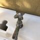 Antique washbasin on ceramic column