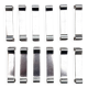 12 knife holders Gallia collection - Christofle in silver metal