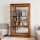 Antique Biedermeier Display Cabinet in Spruce, 1830s